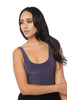 THE MYSTYLEMODE CHARCOAL TANK LOW BACK ESSENTIAL BODYSUIT